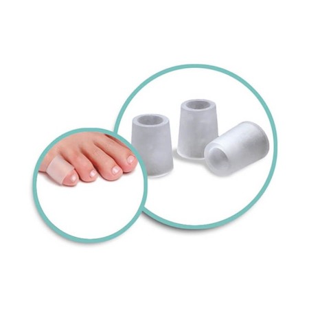 Backet for thumbs, silicone, 3 × 3 × 1.5 cm, steam, white color-3