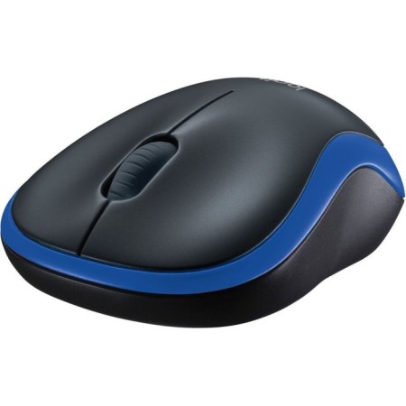 Logitech M185 Black/Blue Optical (1000DPI) wireless USB1.1 for a laptop (2but 103386-1