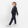 Sweatshirt for a boy, dark blue color, height 110 cm
