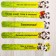 A set of curly bookmarks "Take yourself a panda!", 5 pcs