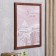 Photo frame pine c24 brown 30x40 cm (plastic screen)
