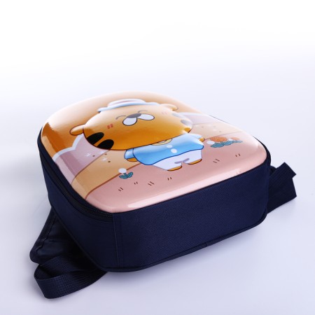 Baby backpack on lightning, blue color-4
