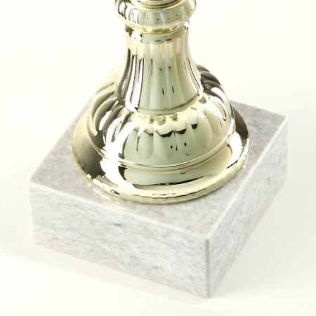Cup 132b, award figure, gold, a stone stand, 24 × 8 × 7 cm.-4