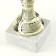 Cup 132b, award figure, gold, a stone stand, 24 × 8 × 7 cm.