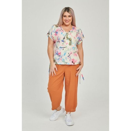 Female blouse, size 52, milk color-1