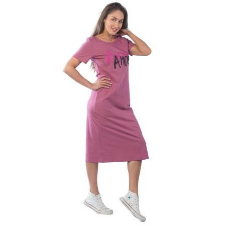 Women's dress, size 44, raspberry color-2