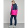 Ski costume female winter, size 48, pink color