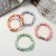 Hair elastic band "Mahrushka Sport" weaving chaos tenderness, 5 cm, mix