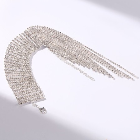 Carnival accessory Bracelet is long, rhinestones-7