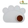 Silicone rug for a bowl, 40 x 30 cm, gray