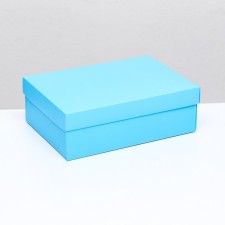 The box is folding, cover is, turquoise, 24 x 17 x 8 cm