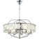 Crystal Suspended chandelier Avenue 8xe14 40W, size 62x62x63-152 cm, color chromium