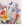 Two -layer -layer “field flowers” ​​wipes, 33x33 cm, set 20 pcs.