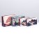 Set of rectangular boxes 4 in 1, "natural landscapes", 30 x 20 x 8 - 24 x 14 x 5 cm