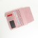 Women's wallet on magnets, pink color