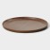 The dish "natural", d = 28 cm, brown color