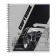 Notebook 48l CL on the crest of male style on black, region charts, mat lamas, block offset mix