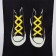 Shoper "Sneakers", 35 x 0.5 x 40 cm, with a ribbon, black color