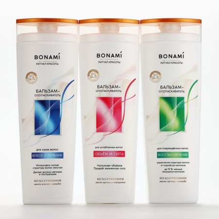 Hair balm with agrane oil and macadamia, volume and strength, 400 ml, bonami-10