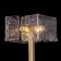 Ice table lamp, size 19.5x50x21.5 cm, 80W 2xe14 IP 20