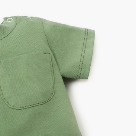 T-shirt T-shirt, I am Basic Line, height 74-80 cm, green-2