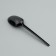 Spoon disposable dining room "black" in individual packaging, 16.5 cm