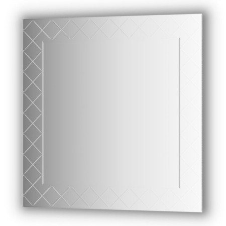 Mirror with an engraving 90x90 cm, EvoForm