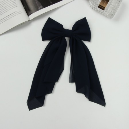 Hair hairpin "Julia" 24x12 cm, blue