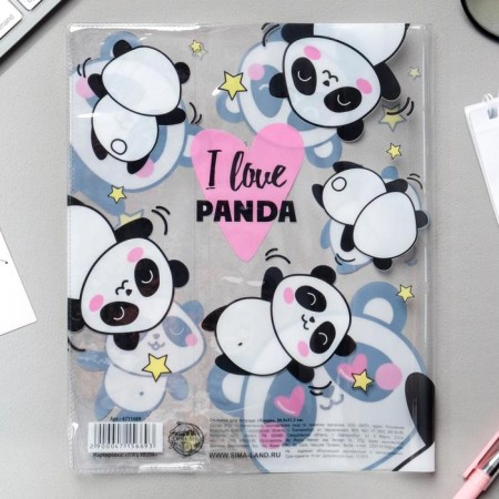 Panda notebook cover, 34.7 x 21.1 cm-5