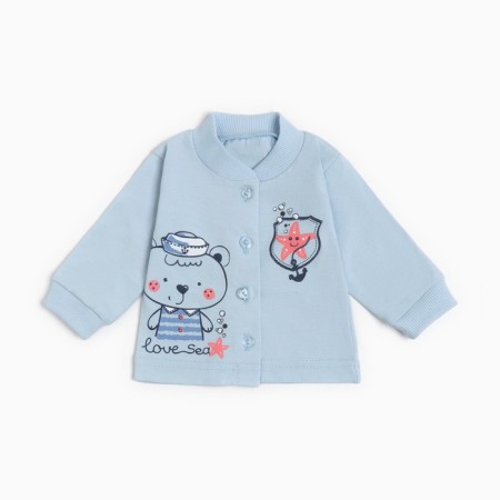 Nursery blouse, blue color, height 68cm