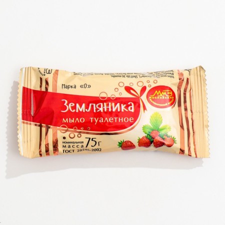 Toilet soap "strawberries", packaged, 75 gr