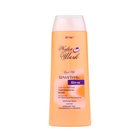 Hair shampoo in Live Silk for hair elasticity, 500 ml