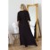 Female dress, size 58, black color, pink