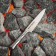 Kitchen knife samura bamboo, universal, blade 15 cm, steel hilt