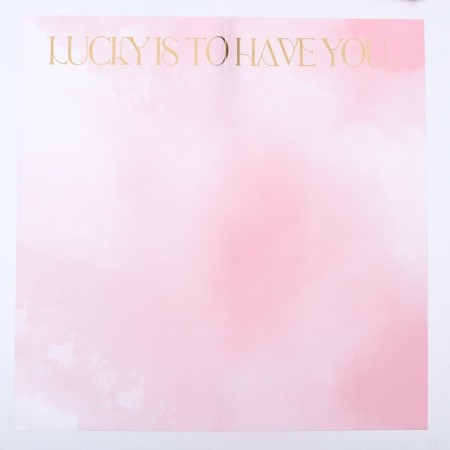Matteoy film, "watercolor", 57x57 cm, pink-2