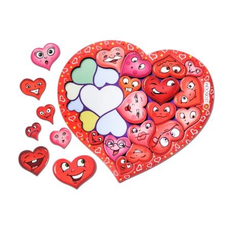 Puzzle "Hearts-Valentines"-1