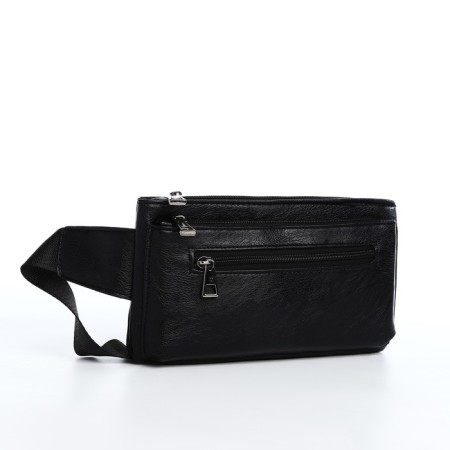 Board belt on a zipper, 3 outer pockets, black color-3
