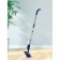 Pioneer MS015 mop for washing the floor with a spray, 400 ml, 120 cm, the color is blue-silver