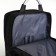 City backpack on a zipper, 2 pockets, with USB, black color