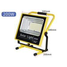 Battery-proceeding flash, portable 200 W, 20,000 mAh, IP67, 28 x 34 cm