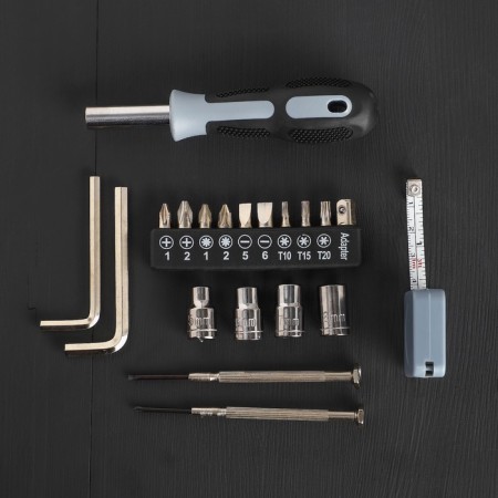 A set of tools in Golden Man Gantelee, 20 items-7