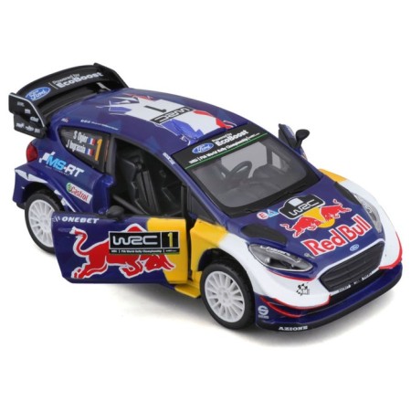 Racing machine BBURAGO 2017 M-Sport Ford Fiesta WRC, Die-Cast, 1:32, Blue color-6