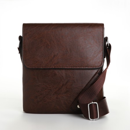 Male bag, brown color-1