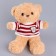 Soft toy "Bear" in a jacket, 28 cm, beige color
