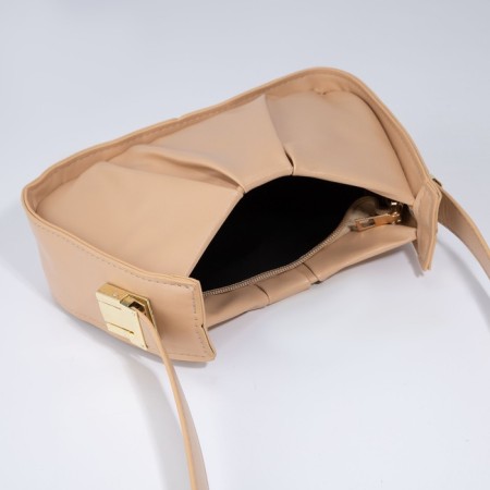 Lightning bag, beige color-4