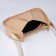 Lightning bag, beige color