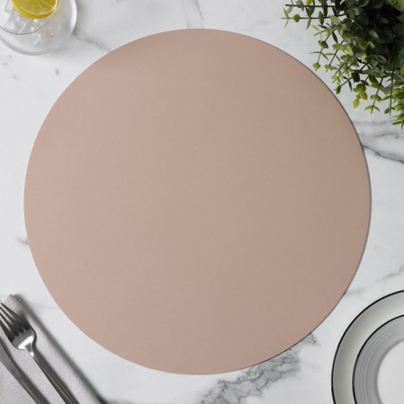 Serving napkin on the table "TEM", D = 38 cm, peach color-3