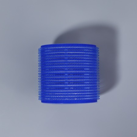 Velcro curlers, d = 6.5 cm, 6 cm, 6 pcs, blue color-3