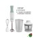 ECON ECO-432HB, 700 W, 0.5/0.5 l, 2 speeds, 3 nozzles, pistachio, pistachio