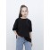 T -shirt unisex, size 46, black color